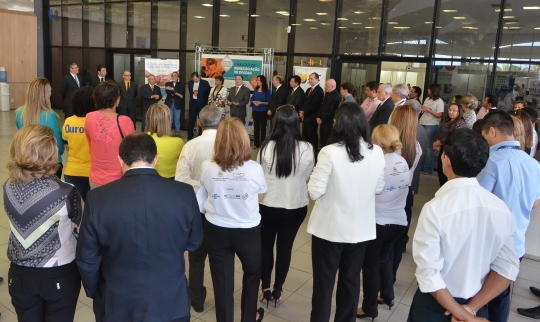 O evento foi aberto pelo presidente do TJMA e contou com a participação das principais empresas e instituições do Estado (Foto: Ribamar Pinheiro)