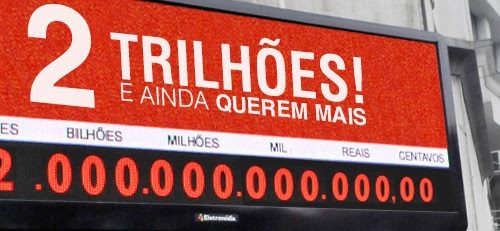 Impostômetro da ACSP registra R$ 2,1 trilhões
