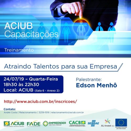 MG: Aciub promove palestra Atraindo talentos para sua Empresa