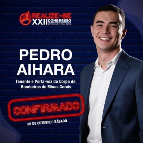 Pedro Aihara está confirmado para o XXII Congresso das ACEs de Minas Gerais