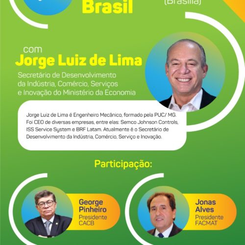 Facmat discute “Projeto Custo Brasil” em encontro virtual com secretário do Ministério da Economia
